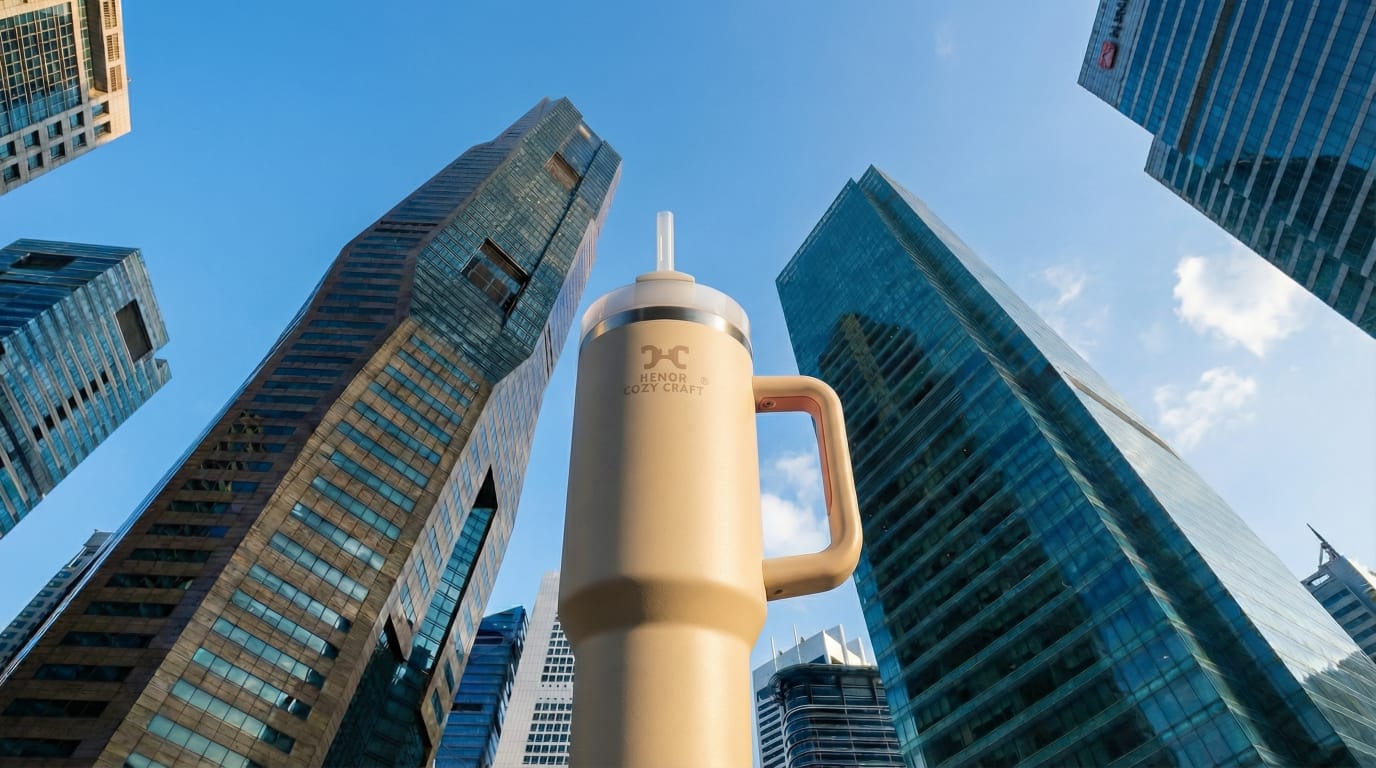 Elegant Beige Tumbler